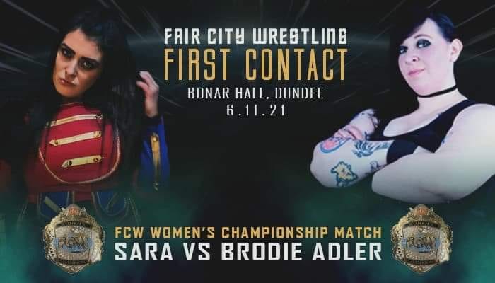 Sara Marie-Taylor vs. Brodie Adler - FCW First Contact graphic