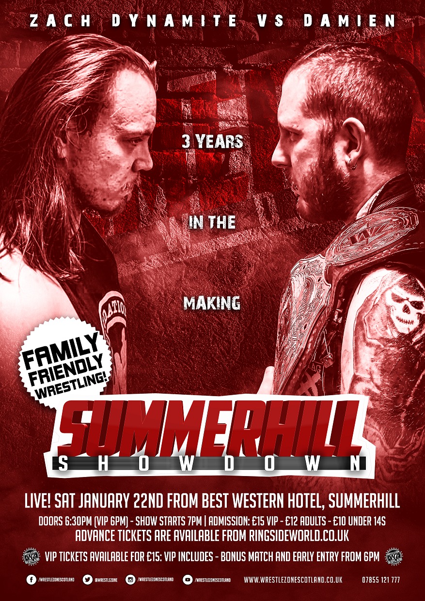 WrestleZone Summerhill Showdown 2022 poster